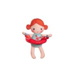 Jouet de bain - lilliputiens - crabe axelle - blanc rouge - 24 mois - 2 ans - mixte