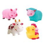 Jouet de bain - ludi - animaux arroseurs en plastique - ferme - ds 10 mois