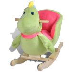 Jouet  bascule pour bbs - vidaxl - dinosaure - intrieur - 12 mois et plus - vert - polyester
