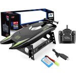 V�hicule radiocommand� - jouet - bateau t�l�command� - noir - 24g - batterie 7. 4v 650mah