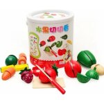 Jouet en bois de coupe de cuisine de lgume de fruits pour des enfants