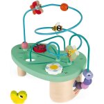Jouet en bois - janod - looping chenille & cie - design printanier - d�s 1 an - vert et multicolore