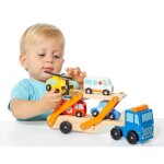 Jouet en bois - molto - vhicule dintervention durgences - mixte - 12 mois - intrieur