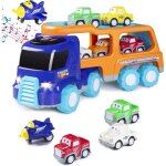Jouet de camion pour enfant 1 - 3 ans 5 en 1 voiture transporteur avec sons et lumires jouet de musique ...