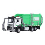 Jouet de camion  ordures - salutuya - camion poubelle 1:32 - lumires et sons - 4 poubelles - ducatif ...
