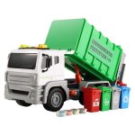 Jouet de camion de recyclage - unbranded - camion avec 4 poubelles - pour enfants de 4 ans et plus