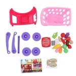 Jouet chariot course fruits enfant mxzzand - panier de fruits en plastique multifonctionnel