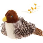 Jouet interactif pour chat - prumya - oiseau gazouillant - peluche - lavable - pour chats dintérieur Jouet interactif pour chat - prumya - oiseau gazouillant - peluche - lavable - pour chats dintérieur