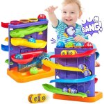 Jouet circuit de voiture avec marteau et balle jouets veil montessori cadeaux amusants pour enfants ...