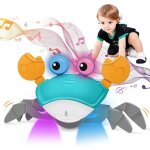 Jouet de crabe lectrique capteur avec musique et lumire led pour les enfants jouet interactif dapprentissage ...