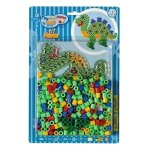 Jouet cr�atif - hama - maxi blister gm dinosaure - 250 perles - plaque transparente - supports pour motifs ...