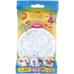 Jeu de perles � repasser - hama - midi - sachet 1000 perles - incolore