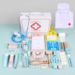 Jouet de docteur - pimpimsky - simulation - accessoires de jeu de rôle - 6 pièces - 3 ans et plus Jouet de docteur - pimpimsky - simulation - accessoires de jeu de rôle - 6 pièces - 3 ans et plus