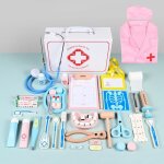 Jouet de docteur - pimpimsky - simulation mdicale - 6 accessoires - 3 ans et plus - durable et ducatif ...