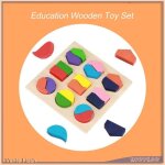 Jouet ducatif en bois - v geby - puzzle de construction - couleurs varies - 12 mois et plus - 1 joueur ...
