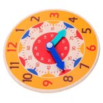 Jouet éducatif horloge en bois pour enfants 4 - 6 ans montre dapprentissage cognitive en bois Jouet éducatif horloge en bois pour enfants 4 - 6 ans montre dapprentissage cognitive en bois