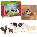 Jouet pour enfants - schleich - farm world - ensemble de quatre animaux de la ferme - figurine pour enfants ...