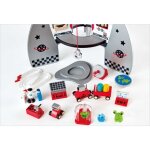 Jouet fus�e en bois pour enfant - hape - fus�e quatre �tages e3021 - aqua - d�s 3 ans