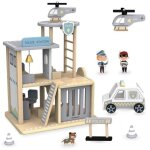 Jouet imitation enfant en bois poste de police avec accessoires mamabrum - voiture de police hélicoptère ... Jouet imitation enfant en bois poste de police avec accessoires mamabrum - voiture de police hélicoptère ...