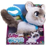 Jouet interactif - furreal friends - chaton grand marcheur 23 cm - animal interactif avec laisse