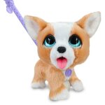 Jouet interactif - furreal friends - mon copain qui fait popo 23 cm - animal interactif avec laisse friandises ...