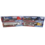 Jouet - mercier - camion américain avec sa remorque - bleu - enfant - plastique Jouet - mercier - camion américain avec sa remorque - bleu - enfant - plastique