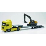 Jouet miniature - new ray - camion man f 2000 transport pelleteuse 1 - 43 - pour enfants de 6 ans et ...