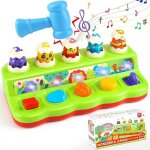 Jouet montessori enfant de 1 - 3 ans jouets musicaux pop - up jouet bbs avec marteau jouets de motricit ...