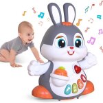 Jouets musicaux pour b�b� - lapin rampant jeu �ducatif musical et l�ger - jouets pour enfants de 2 ans ...