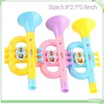 Jouet musical - v geby - trompette en plastique - couleurs vives - s�curitaire pour les enfants - 15 ...