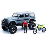 Marque - jeep sahara avec moto et figurine new ray marque