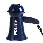 Jouet dofficier pour enfants - shipenophy - mgaphone avec sirne sonore - bleu