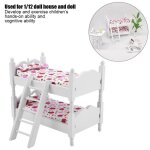 Jouet - omabeta - lit superpos poupe maison mini meubles - rose - 137 * 81 * 12 cm - enfant