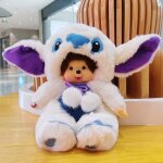 Jouet en peluche kiki cartoon dans un costume stitch mignon pour enfant - yibujiazu