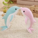 Jouet en peluche - omabeta - dauphin - gris - 30cm - intérieur - enfant Jouet en peluche - omabeta - dauphin - gris - 30cm - intérieur - enfant