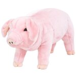 Jouet en peluche - vidaxl - cochon rose xxl - 71 x 33 cm - pour enfants � partir de 3 ans - doux et c�lin ...