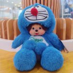 Jouet en peluche - yibujiazu - monchhichi kiki doll cartoon - 20cm - bleu - mixte