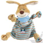 Jouet poupee - sigikid - doudou lapin beige / bleu semmel bunny - garon - a partir de 0 mois - 27 cm ...