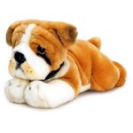Jouet de premier ge - keel toys - bulldog - peluche 30 cm - mixte -  partir de 3 ans