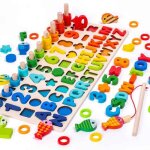Jouet �ducatif - folaya - puzzle �ducatif en bois - 7 - en - 1 - apprentissage des chiffres et lettres ...