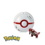 Pokeball pokemon groudon figurine auto ouverture + sac collector