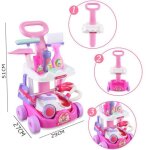Jouets simulation mnage enfants de rle jeu dimitation set aspirateur nettoyage chariot ensemble simulation ...