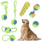 Jouets - td® - corde à mordre - 7 pièces - coton - pour chiens moyens - intérieur Jouets - td® - corde à mordre - 7 pièces - coton - pour chiens moyens - intérieur
