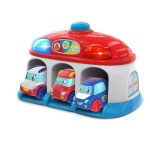 Jouet - tiny teamsterz - tumblers launch garage - rouge - plastique -  monter soi - mme