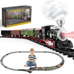Jouet train �lectrique � vapeur marsee avec 3 voies lumi�re bruit et fum�e non toxique pour enfants de ...