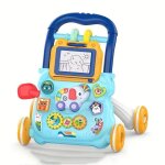 Jouets trotteur pour bébé trotteur bébé 3 en 1 trotteur pour bébé 6 7 8 9 mois - bleu Jouets trotteur pour bébé trotteur bébé 3 en 1 trotteur pour bébé 6 7 8 9 mois - bleu