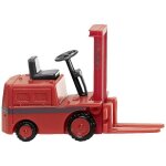 Jouet - wiking - chariot �l�vateur clark - �chelle 1:87 - rouge - m�t inclinable fourche mobile