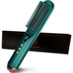 Joulli - brosse lissante chauffante led - 7 niveaux de temprature - anti - chaudage