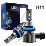 Joyfan 2 x auto ampoule lampe h11 phare led 120wampoule de phare de voiture csp 20000lm 6500klampes halognesb ...