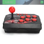 Joystick en mtal 6 boutons de commande ronds bton de d pour ps3 switch pc avec cble usb filaire confortable ...